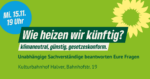 Wir heizen wir künftig? Eine Infoveranstaltung mit unabhängigen Sachverständigen