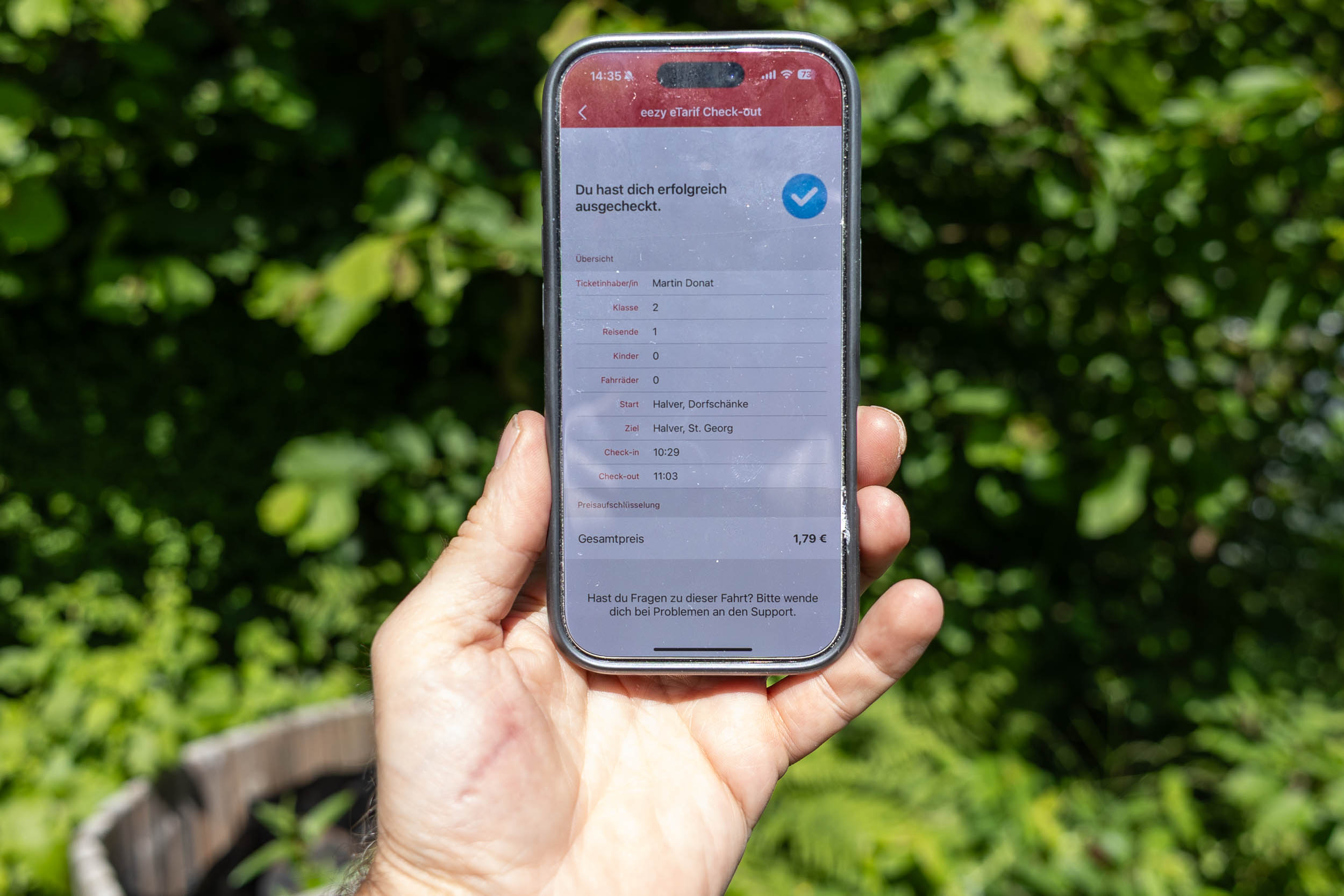 Im Selbsttest: Wie „easy“ ist das eezy.nrw Ticket wirklich? 4 Grüne Halver - % filename%
