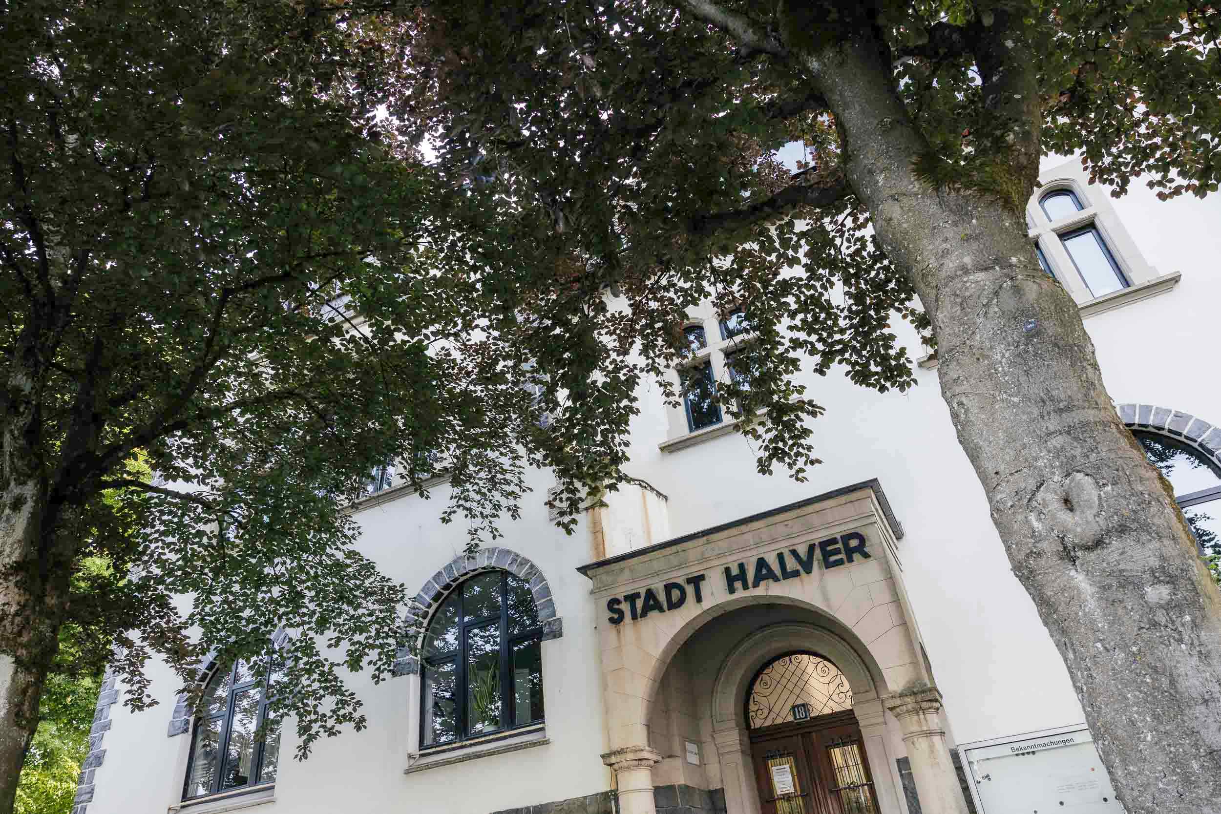 Baumfällungen Halver: Warum Schweigen keine Lösung ist 2 Baumfällungen Halver – vor dem Rathaus stehen zum Glück einige schöne Bäume.