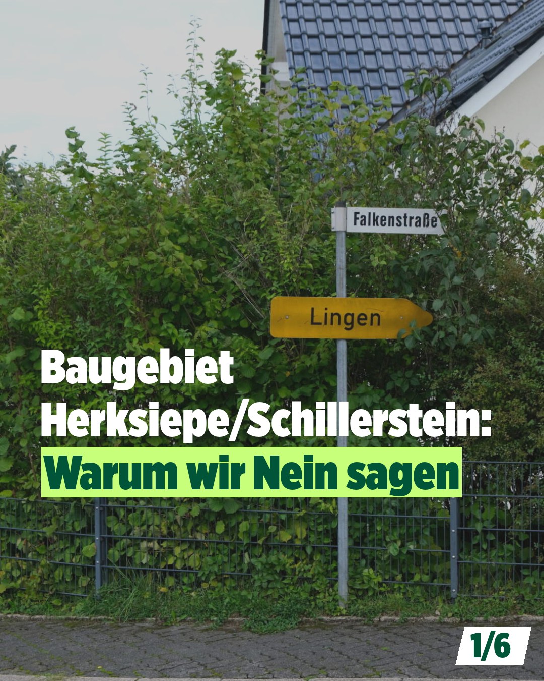 Herksiepe/Schillerstein: Warum die Grünen den aktuellen Bauplan ablehnen